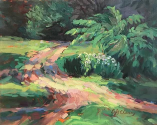 Kansas Plein Air, c.1980-2000 (óleo sobre tela)