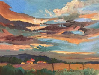 Céu do Maine, c.1980-2000 (óleo sobre tela)