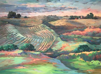 Série "The Colonies Earth Rhythmn", c.1980-2000 (óleo sobre tela)