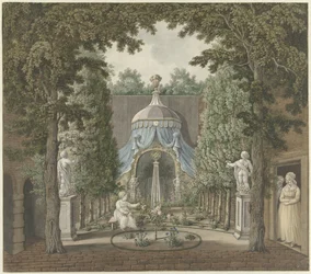 Cena de Teatro num Jardim da Cidade