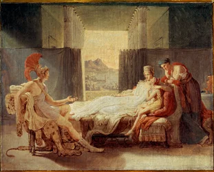 Esboço para Enéias Dizendo Dido os infortúnios de Tróia, antes de 1813