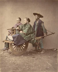 Carrinho de mão, década de 1870.