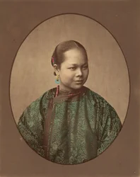 Garota de Xangai, década de 1870.