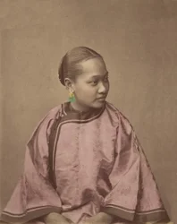 Garota de Xangai, década de 1870.
