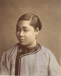 Garota de Xangai, década de 1870.