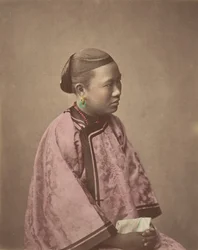 Garota de Xangai, década de 1870.