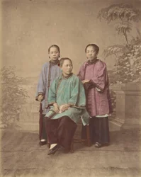 Garotas de Xangai, década de 1870.