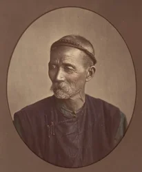 Chinês antigo de Cantão, década de 1870.