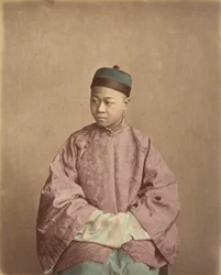 [Jovem cavalheiro chinês], década de 1870.
