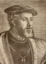 Retrato de Charles Quint, publicado em 1920 (litho)