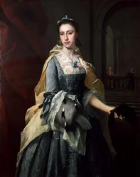 Retrato de Catherine Havers (óleo sobre tela)