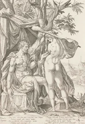 Hércules e Omphale, 1590