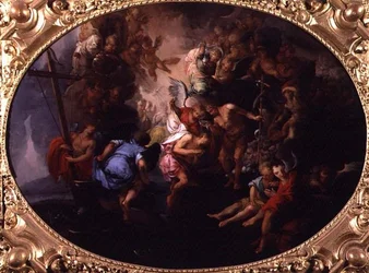 O Batismo de Cristo (óleo sobre tela)