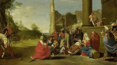 A adoração dos reis. Aprox. 1640-1650
