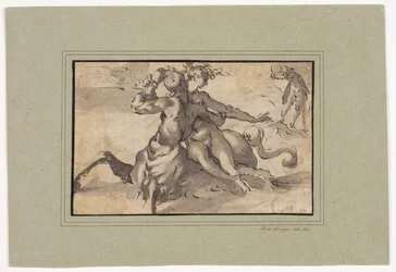 Hércules, Deianira e o Centauro Nessus