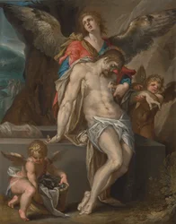 O Corpo de Cristo Apoiado por Anjos