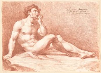 Nu Masculino Sentado, Vista Lateral (1º Prêmio 1788)
