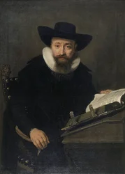 Retrato de um homem desconhecido, provavelmente um ministro protestante