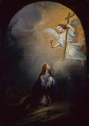 Cristo no Jardim das Oliveiras (óleo sobre tela)