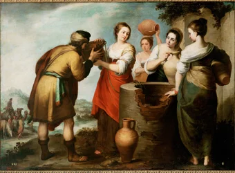 Rebeca e Eliezer (pintura sobre tela)