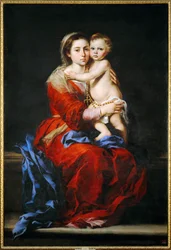 A Virgem com o rosário (pintura sobre tela)