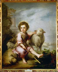 O bom pastor (pintura sobre tela)