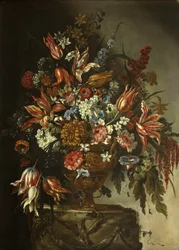 Pedaço de flor (óleo sobre painel)