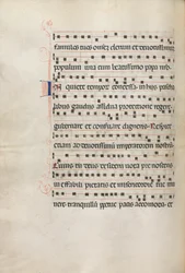 Missale, Pol. 157V Music for Exultel, 1469.
