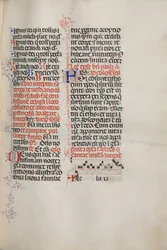 Missale: Fol. 171: Música para Alleluia etc. no início da Páscoa, 1469.