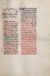 Missale: Fol. 173: Música para Aleluia etc. no início da Páscoa, 1469.