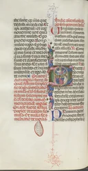 Missale: Fol. 208v: Ascensão de Cristo, 1469.