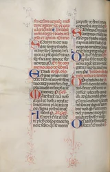 Missale: Fol. 319v: São Francisco e Missa Plena de São Francisco, 1469.