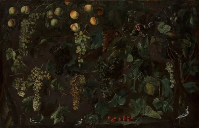 Vinhas e Frutos, com Três Alvéolas, ca. 1615-18.