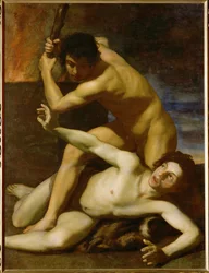 Caim matando Abel (pintura sobre tela)