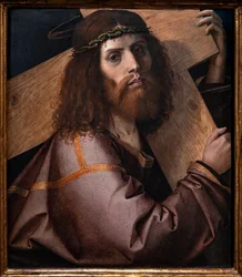 Cristo carregando a cruz, primeira década do século XVI (óleo sobre painel)