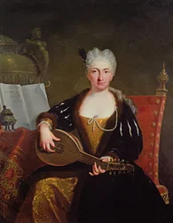 Retrato de Faustina Bordoni, cantora de Handel, c.1830 (óleo sobre tela)