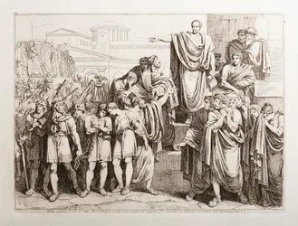 Brutus condena à morte os seus dois filhos, Titus e Tiberius