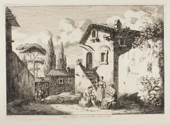 Edifício pitoresco nas proximidades da Villa d