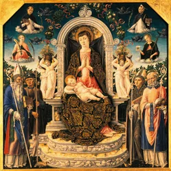 A Madonna com a Criança e os Santos