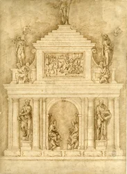 Projeto para os túmulos de Leão X e Clemente VII