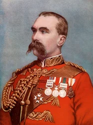 Tenente-General Alfred Gaselee, comandando as forças britânicas na China, 1902.