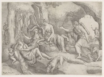 Diana e as suas ninfas