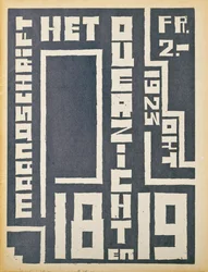 Capa de uma edição de 1923 da revista "The Overview", 1923