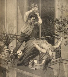 Uma mãe morta pelo filho, de «Le Petit Parisien», 20 de Setembro de 1891
