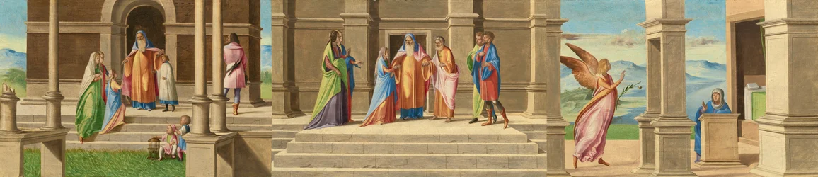 A Apresentação e o Casamento da Virgem e a Anunciação, 15201525.