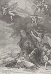 Milagre de um santo, 1777