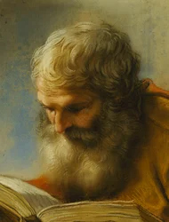 Uma leitura apóstolo barbudo, 1712