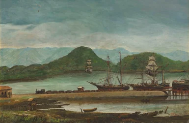 Benedito Calixto - Porto de Santos, SP, 1888