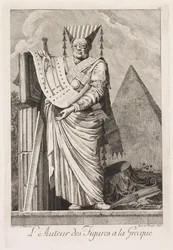 Baile de Máscaras em Grecque: LAuteur des figures à Grecque Plate 10, 1771.