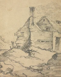Casas em uma paisagem